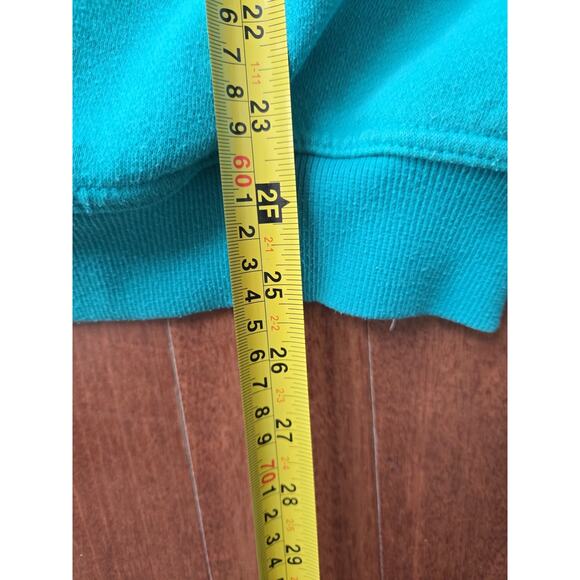 IOU International Exclusive Vintage Mock Neck Sweatshirt 1990 Unisex Medium - Picture 5 of 6